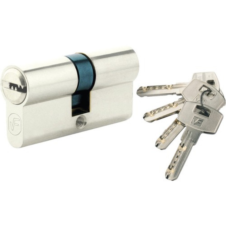 Cilindru De Siguranta Dublu Verofer C72c 35/35 Mm, 4 Chei, Protectie Anti-gaurire