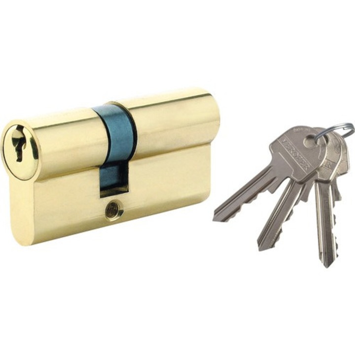 Cilindru De Siguranta Dublu Verofer C72c 35/35 Mm, 3 Chei