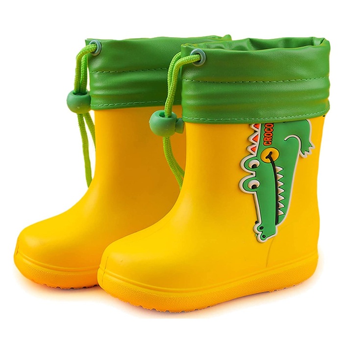 Cizme de cauciuc pentru copii, Multicolor, 20 EU