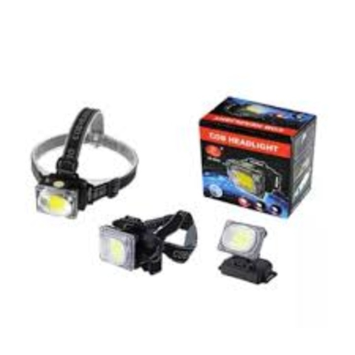 Челно фенерче, бяла/червена светлина 1led cob 5w/ zb-6658