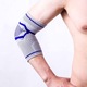 Protector de cot sportiv, longziming, silicon, elastic, albastru, stanga