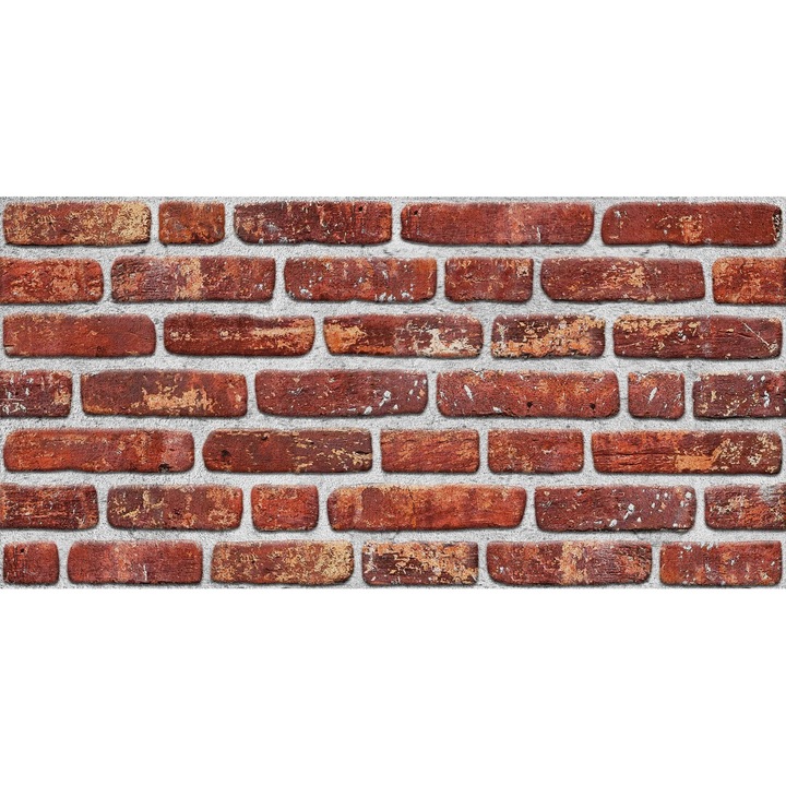 Декоративна чиния от полистирол, имитация на тухла, B-013, 100 x 50 x 2 cm