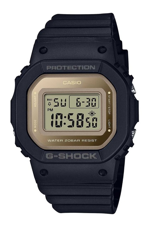 Casio, G-Shock karóra műgyanta szíjjal, Fekete