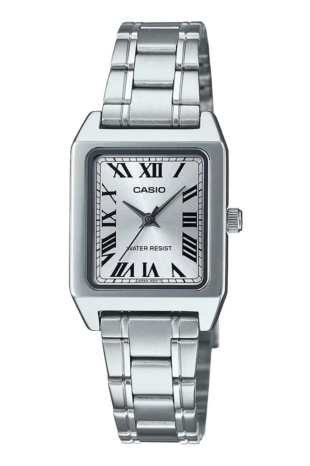 Casio, Правоъгълен часовник, Сребрист - eMAG.bg