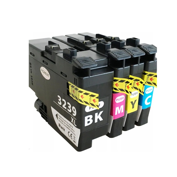 4 db kompatibilis Brother LC-3239 XXL tintapatron készlet, 20 000 oldal, 278 ml, Brother HL, Brother MFC