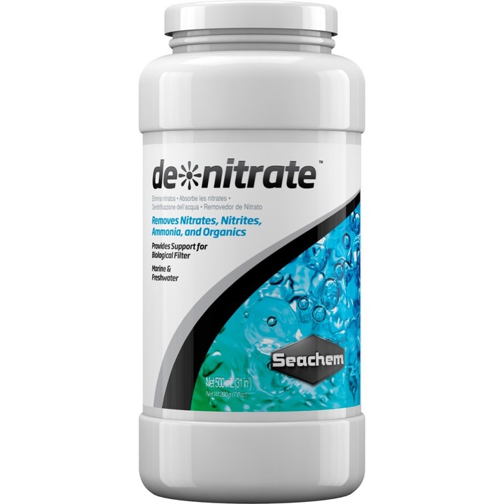 Materiale de filtrare pentru eliminarea excesului de nitrati, Seachem De Nitrate, 100ml