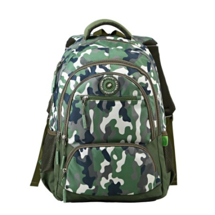 Ghiozdan pentru adolescenti Ecada, camuflaj