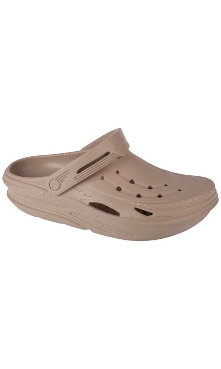 Saboti slingback de cauciuc, Crocs Off Grid Clog 209501, Maro