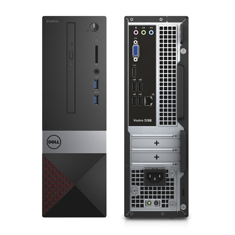 ★ i7-7700 ★ 16GB ★ Vostro 3268 ★ Sistem Dell Vostro 3268 SFF, Intel Core i7-7700, 16 GB DDR4, 256