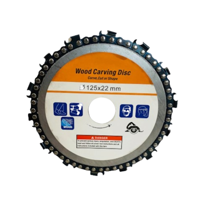 Disc pentru lemn cu lant de drujba, 125 x 22 mm