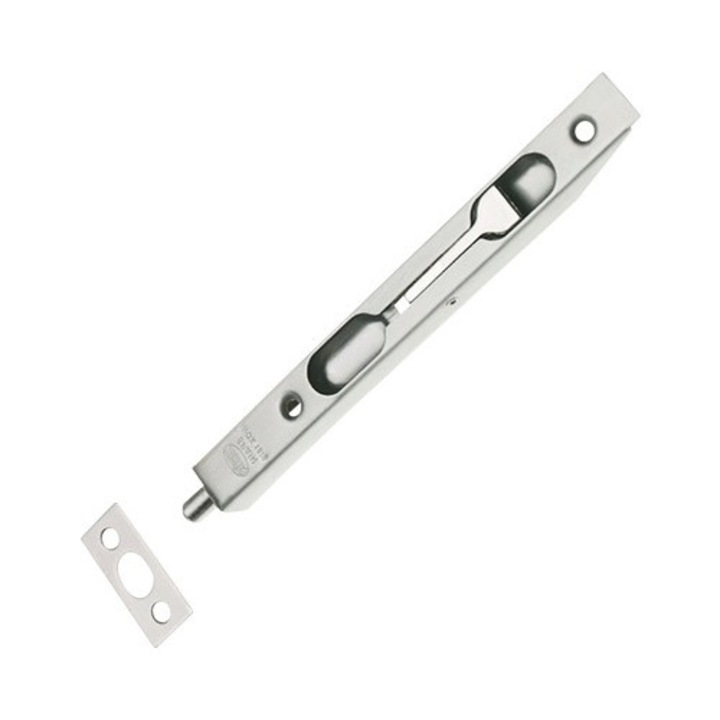 Zavor Aplicat Pentru Fixat Usi Duble Amig 150mm, Otel Cromat, Pachet 2 Bucati