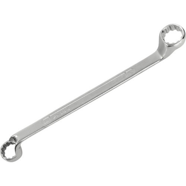 Cheie Inelara Cu Cot Ius 22x24 Mm, Dubla, Crom-vanadiu