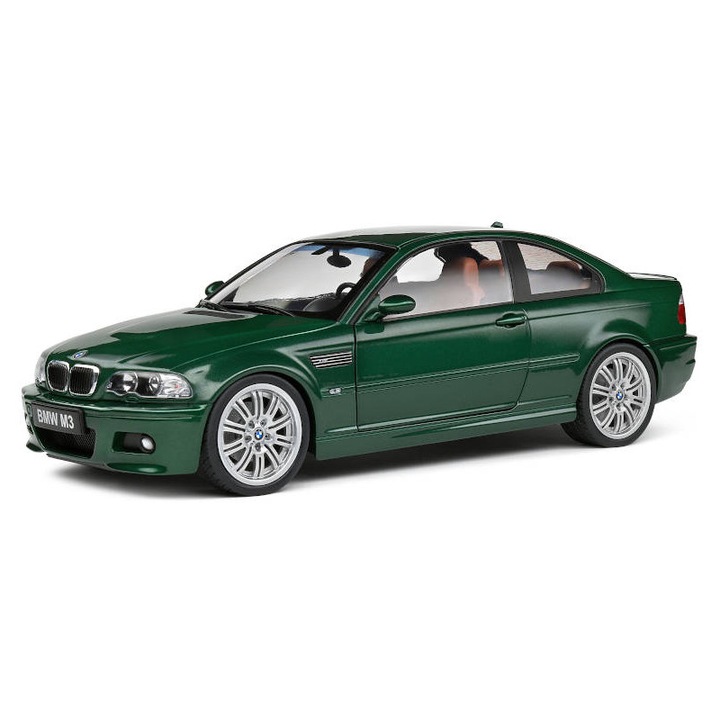 Macheta auto BMW E46 green 2000, 1:18 Solido
