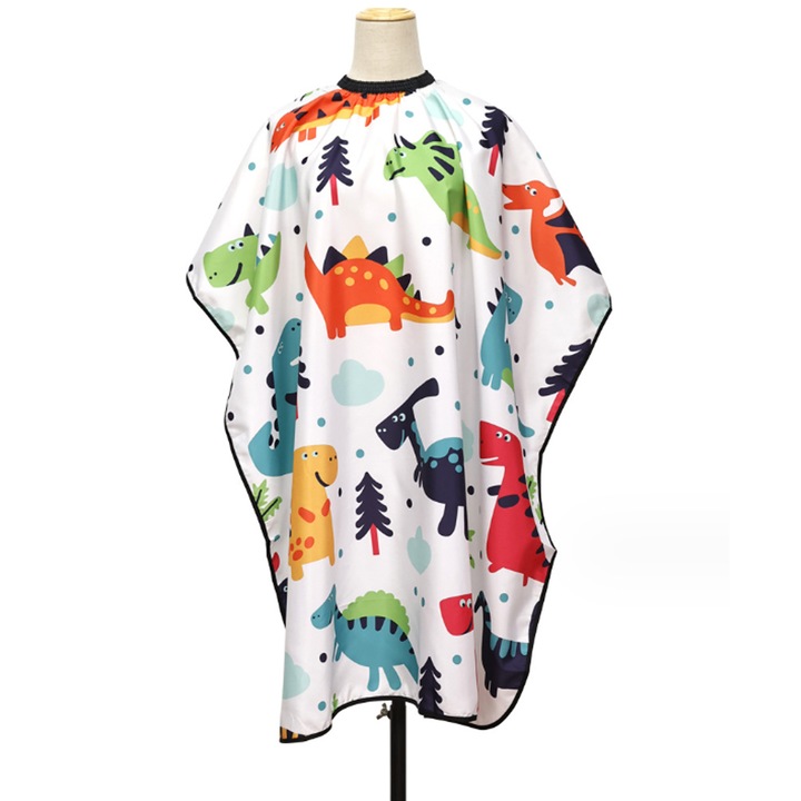 Pelerina de tuns copii, Poliester, 140x102 cm, Multicolor