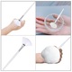 Set pensule cosmetice Zeaicos, 15cm, alb si negru