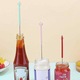 Spatula telescopica mini QttvbTna, silicon, rezistenta la caldura, maner ajustabil, multifunctionala