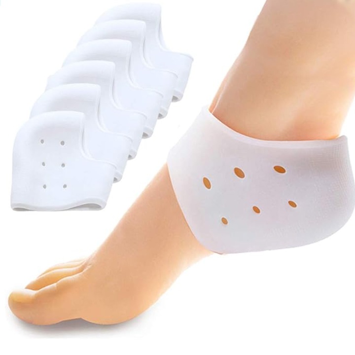 Set 6 protectii calcaie, silicon, alb