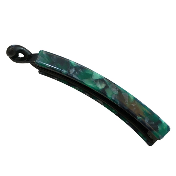 Clip pentru par tip banana, Verde