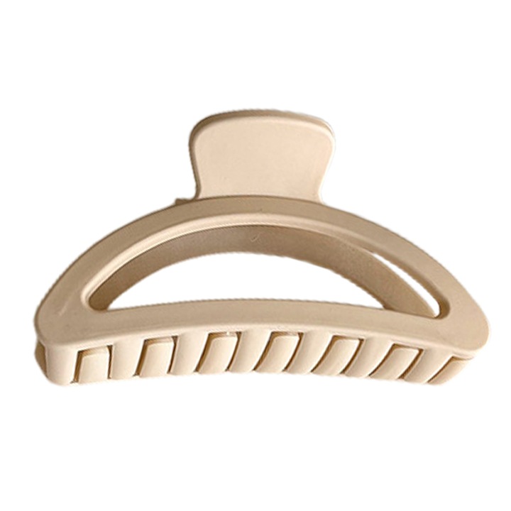 Női hajcsat, neutrális karmú hajcsat, aranyos közepes matt hajcsat, kis hajcsat