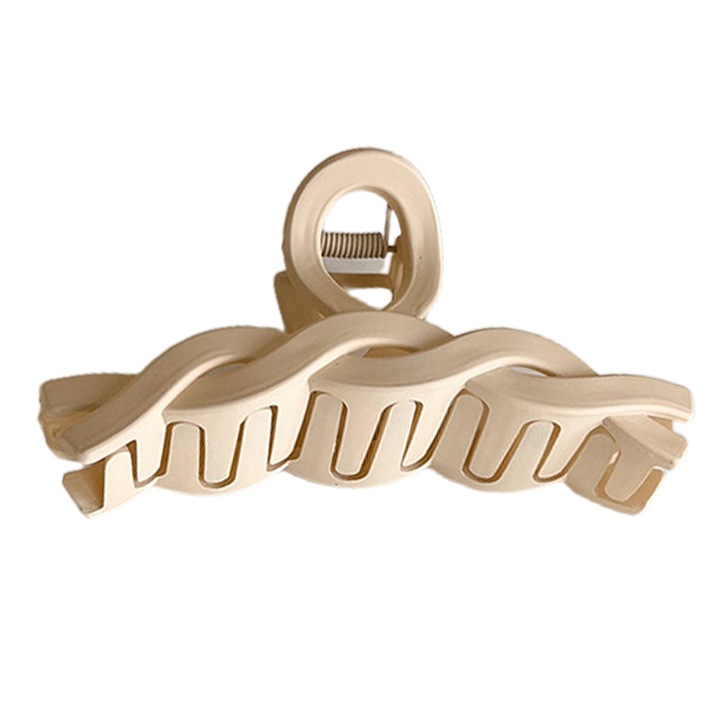 Női hajcsat semleges karomcsat matt közepes aranyos kicsi hajcsat