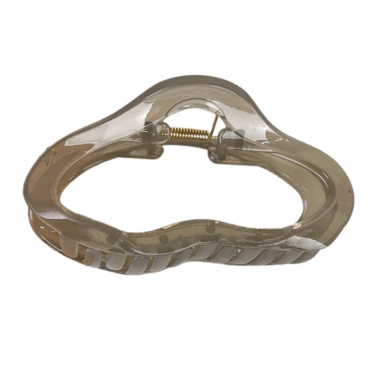 Шнола за коса, QttvbTna, акрил, елегантен дизайн, сиво