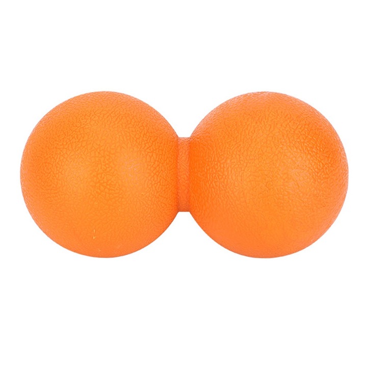 Топка за масаж QttvbTna, фасциална самотерапия, преносима, черна