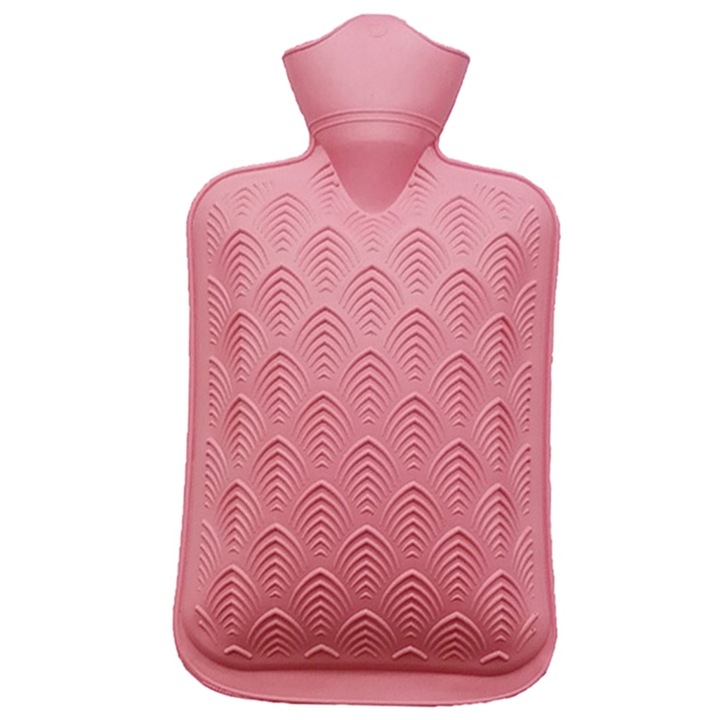 Sticla pentru terapie cald/rece QttvbTna, PVC, design unic, capac flanel, marime mare