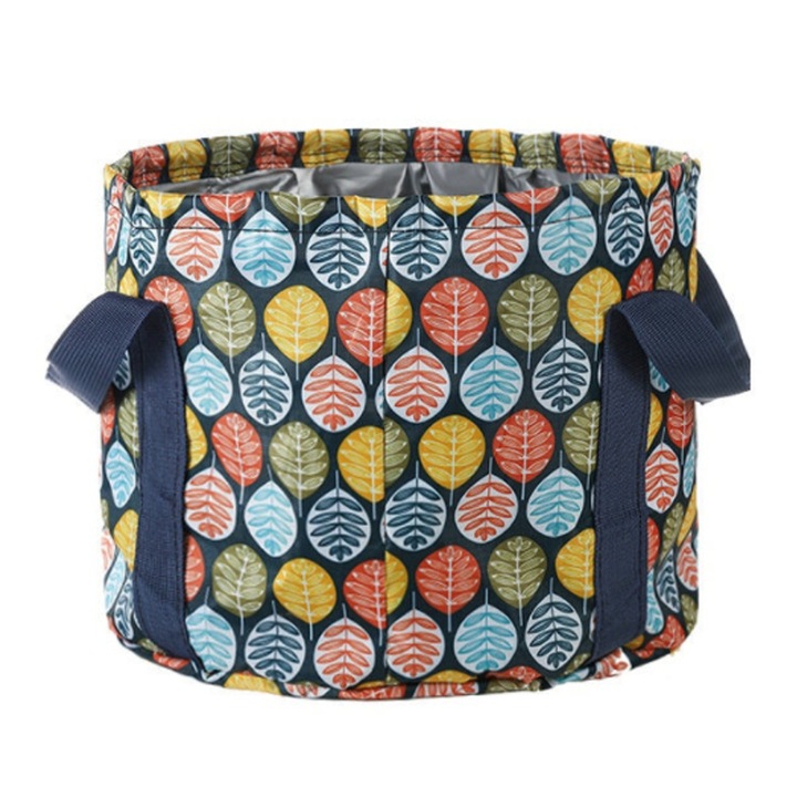 QttvbTna összecsukható lábkád, PEVA anyag, hordozható, magas hőmérsékletnek ellenálló, többfunkciós