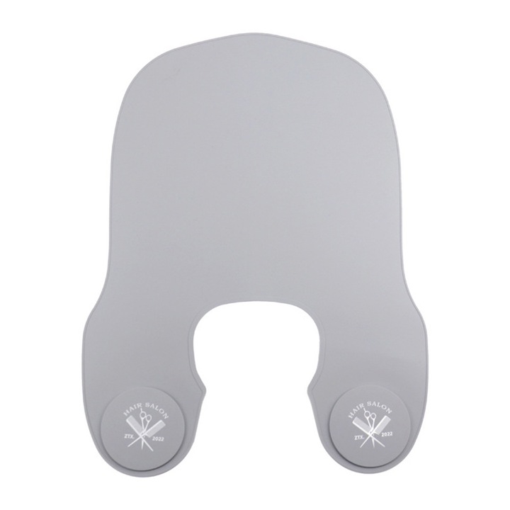 Guler pentru tuns/vopsit par, BGHYHYHI, silicon, gri