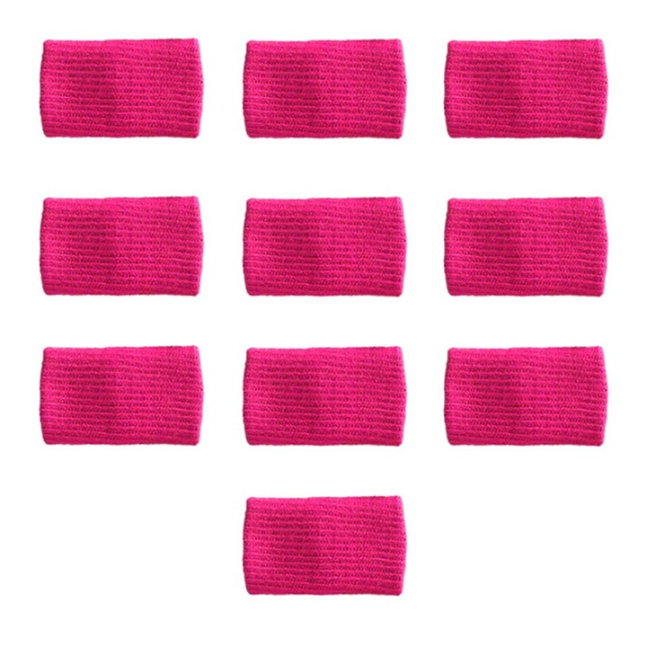 QttvbTna nylon ujjvédők kosárlabdához, elasztikus, rózsaszín