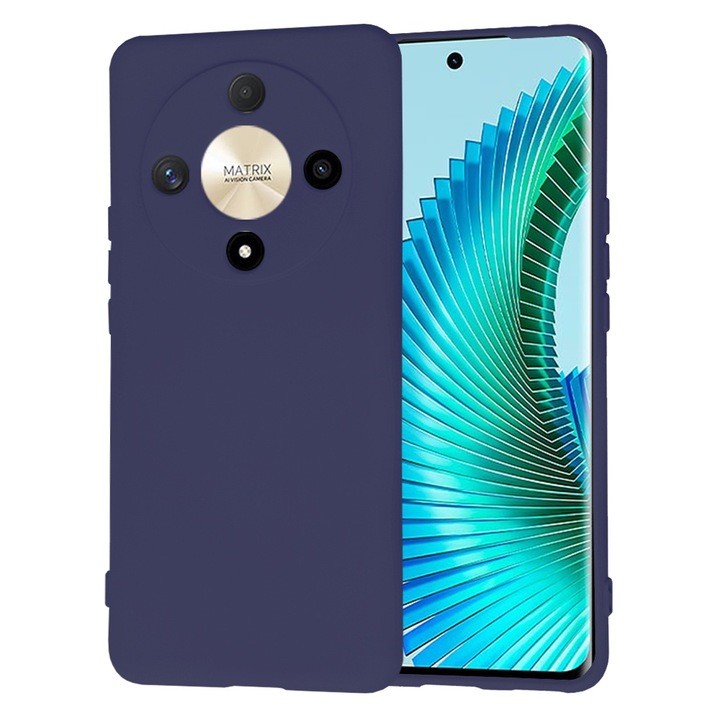 Honor Magic6 Lite, Cipsir Urban, SoftFlex, Q63, szilikon, sötétkék védőtok