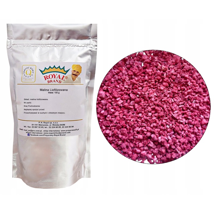 Granule liofilizate de zmeura 100 G