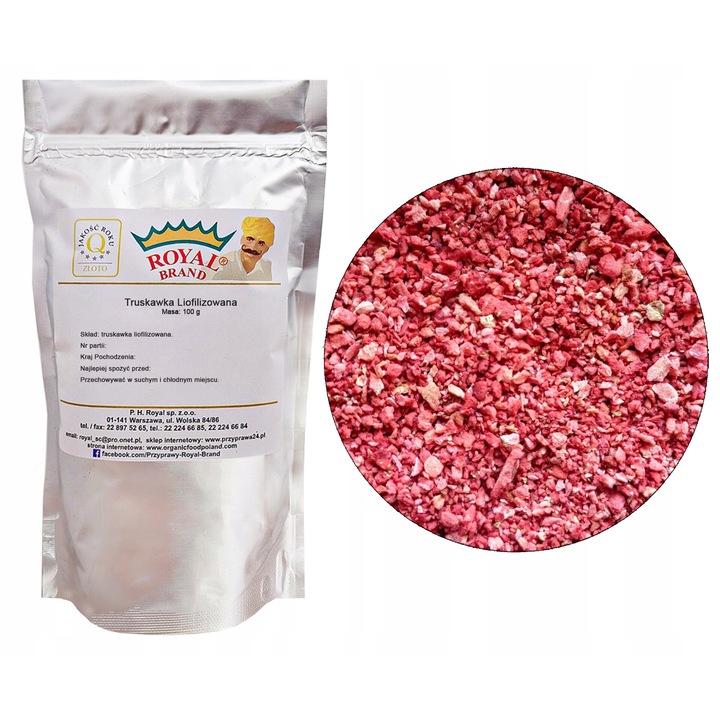 Granule liofilizate de capsuni 100 G