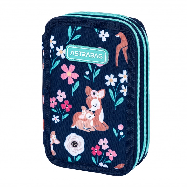 Троен несесер с аксесоари ASTRABAG Еленчета, АC31, 20, 5 х 13 х 6 см