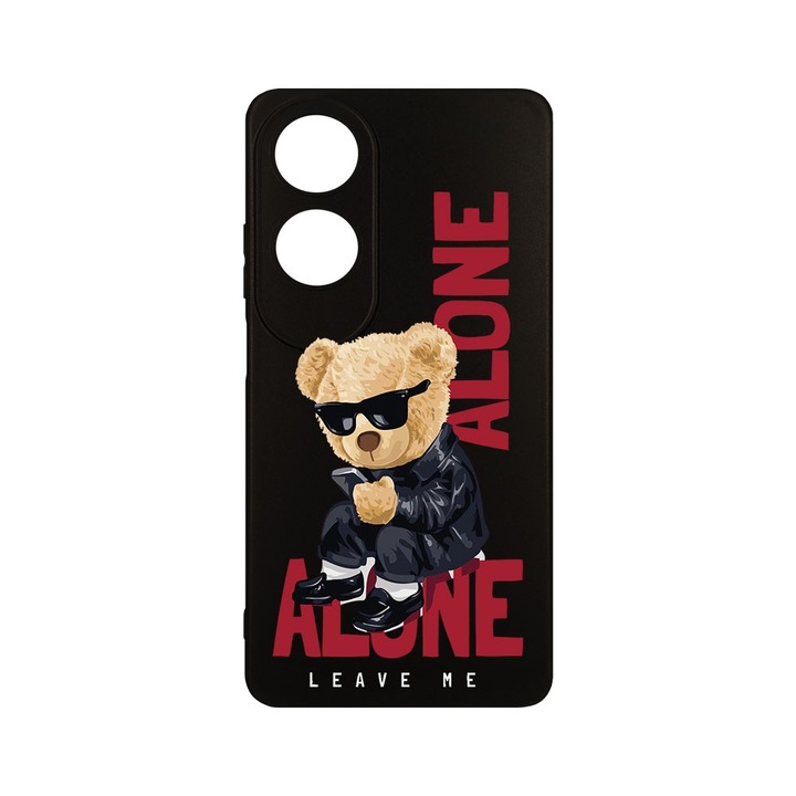 Husa BestCase® Slim SIlicon 0.8MM, съвместим с OPPO A60, Leave Me Alone Teddy Bear, Защита на камерата, Устойчив на износване, c-B 922