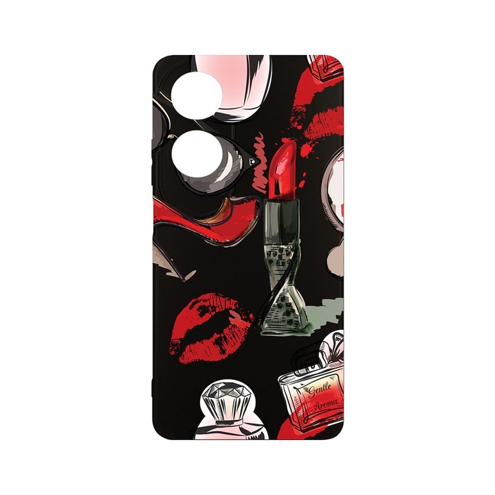 Husa BestCase® Slim Силиконов 0.8ММ, Съвместим с OPPO A60, Моден, Защита на камерата, Устойчив на износване, c-B 54