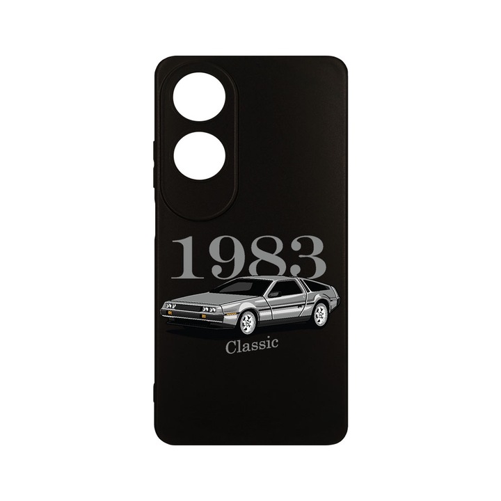 Husa BestCase® Slim SIlicon 0.8MM, съвместим с OPPO A60, Classic Car, Защита на камерата, Устойчив на износване, c-B 813