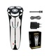 Aparat de ras electric IKKB, cap flexibil 360, ecran LED, argintiu/negru, 60 minute
