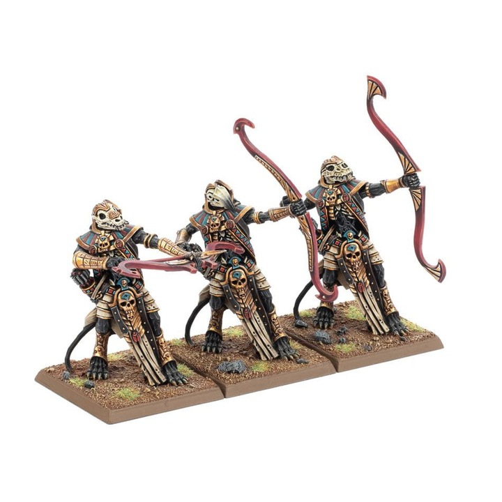 Warhammer The Old World Game Expansion Ushabti with Greatbows Tomb Kings of Khemri Games Workshop 12 Piece Grey