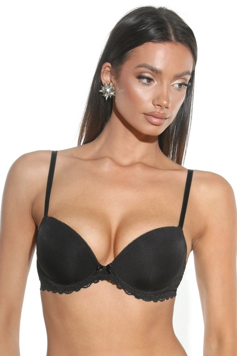 Sutien push-up, Piera, CATY R1633, Negru, Negru