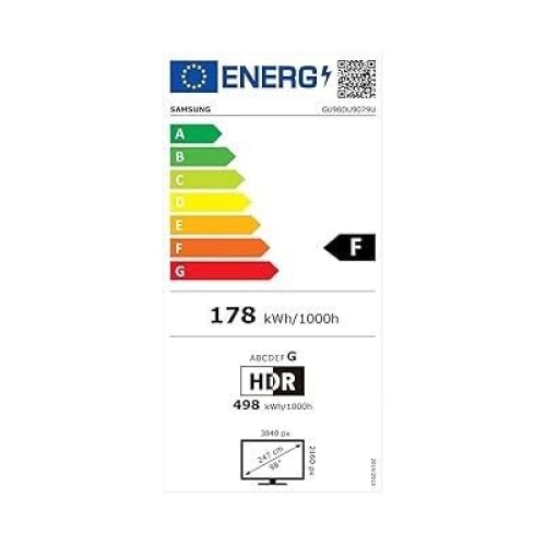 Televizor Samsung AI LED GU98DU9079UXZG, Smart TV 4K UHD, HDR, Control Vocal, 100 Hz, 249 Cm, Negru