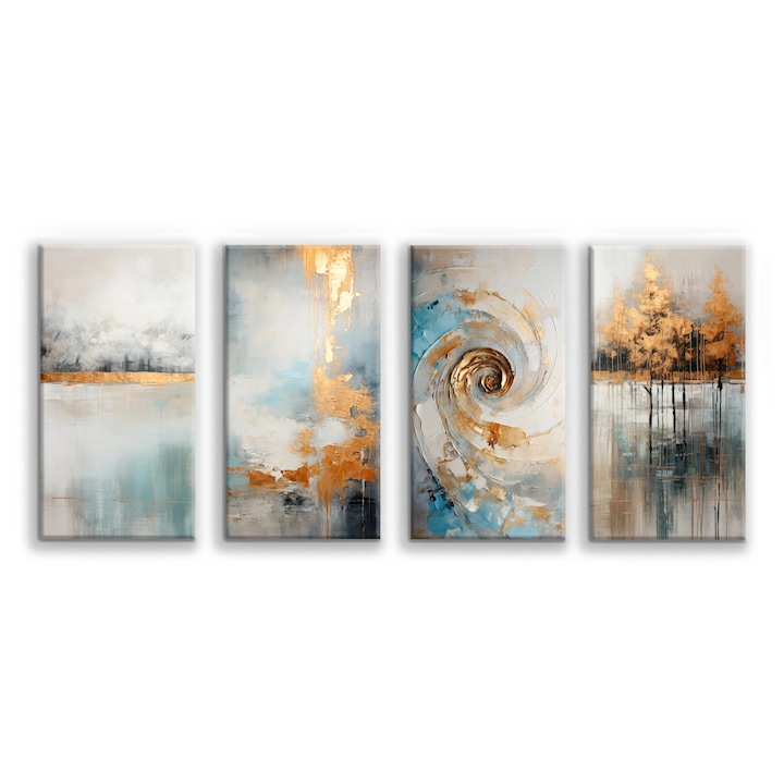 Tablou pe panza pentru living XXL, picturi pentru perete Abstractie 60x120cm