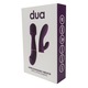 Vibrator DUA, 2 Atasamente, Mov, Erotica