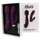 Vibrator DUA, 2 Atasamente, Mov, Erotica