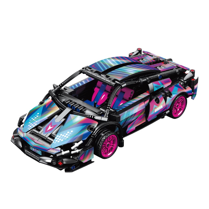 Set de constructie Audi R8 GT3, Rastar, 3322 elemente, alb