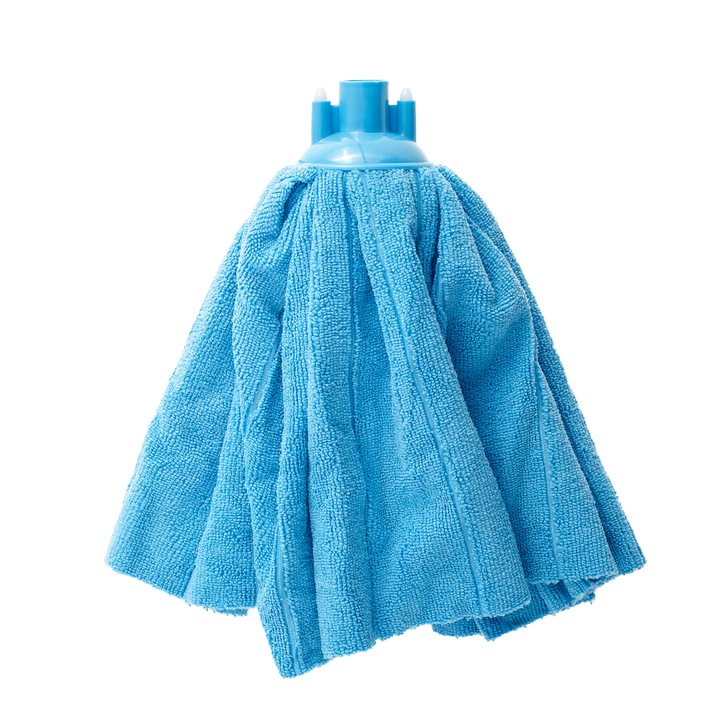 Mop Microfibra tip Balerina, Casa Plastor, 125 g, culoare albastru