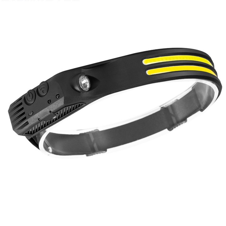 Челник, USB презареждаем, въртящ се на 270°, водоустойчив, 2xLED, 650lm, W689-2