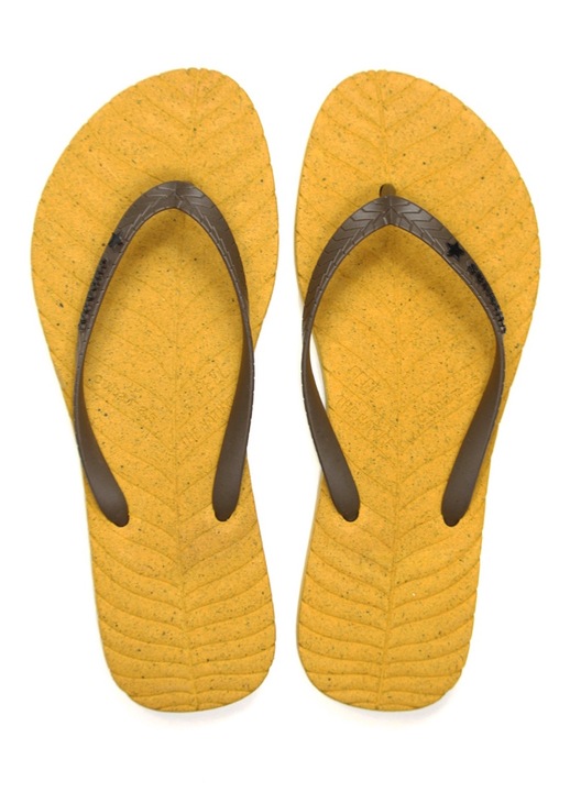 Papuci dama, Cubanas, Poliuteran, Galben, 37.5 EU