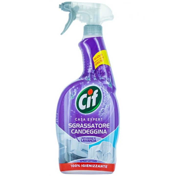 Cif Zsírtalanító pumpával 750 ml Candeggina Levendula