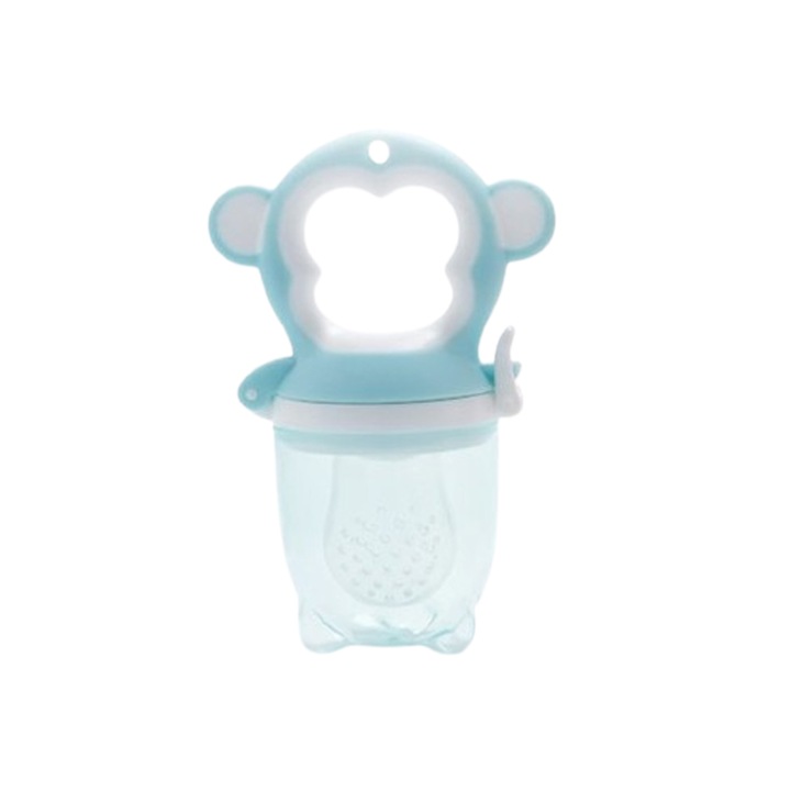 Залъгалка за плодове и зеленчуци, силиконова, за захранване, Mixbo, синя